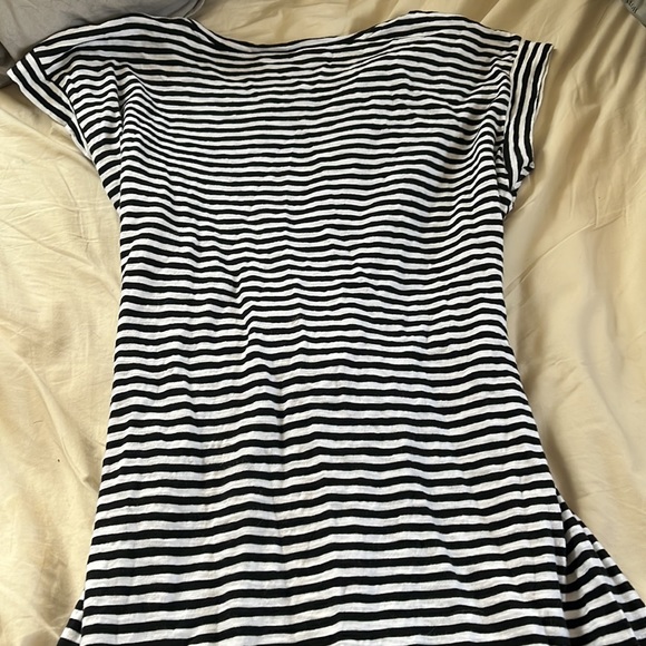 Jcrew striped dress-L - Picture 3 of 3